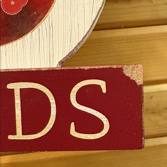 “GRANDKIDS” SNOWMAN PICTURE HOLDING WOODEN FIGURINE, NEW WITH TAGS FROM KOHL’s - Picture 8 of 8